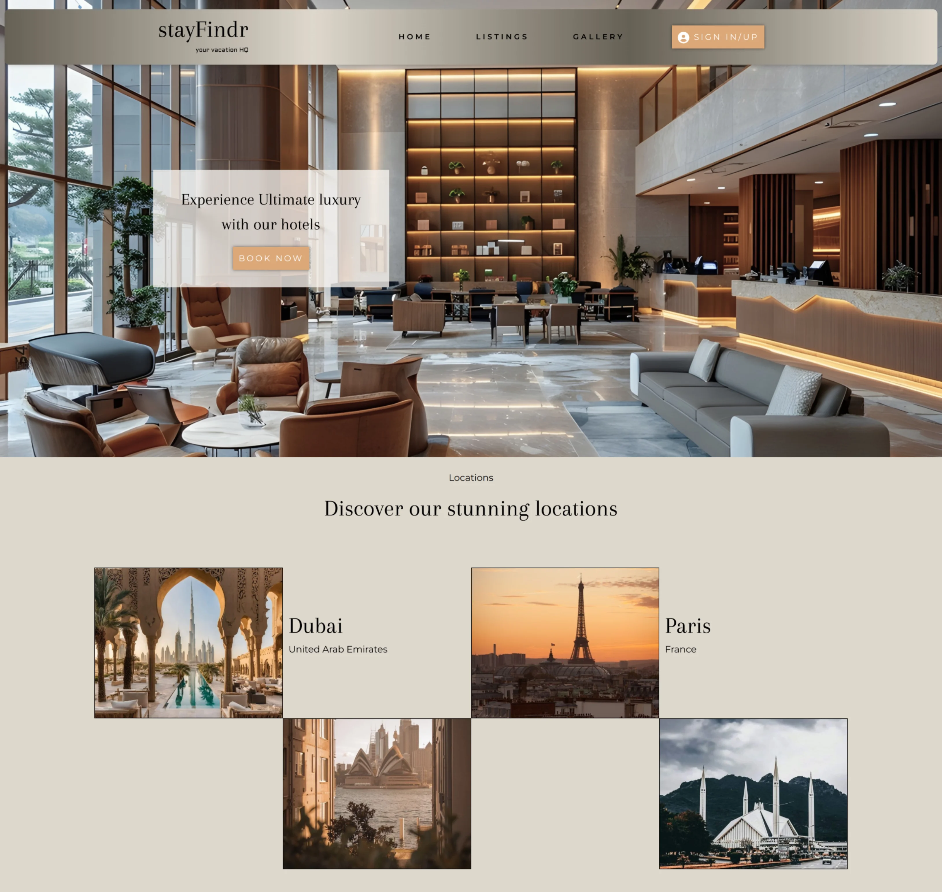 Hotel Booking System screenshot 1